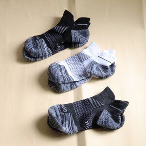 3-Pack | Bombas Women's Running Ankle Socks Size M